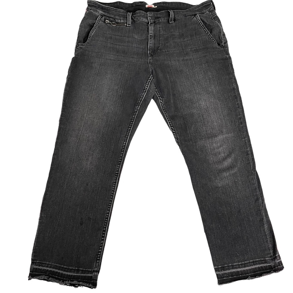 Levi’s Distressed Mid Rise Skinny Jeans Black size 32